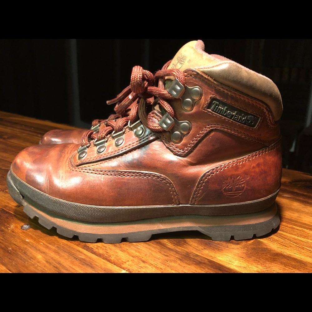 Timberland Euro Hiker Boots brown leather